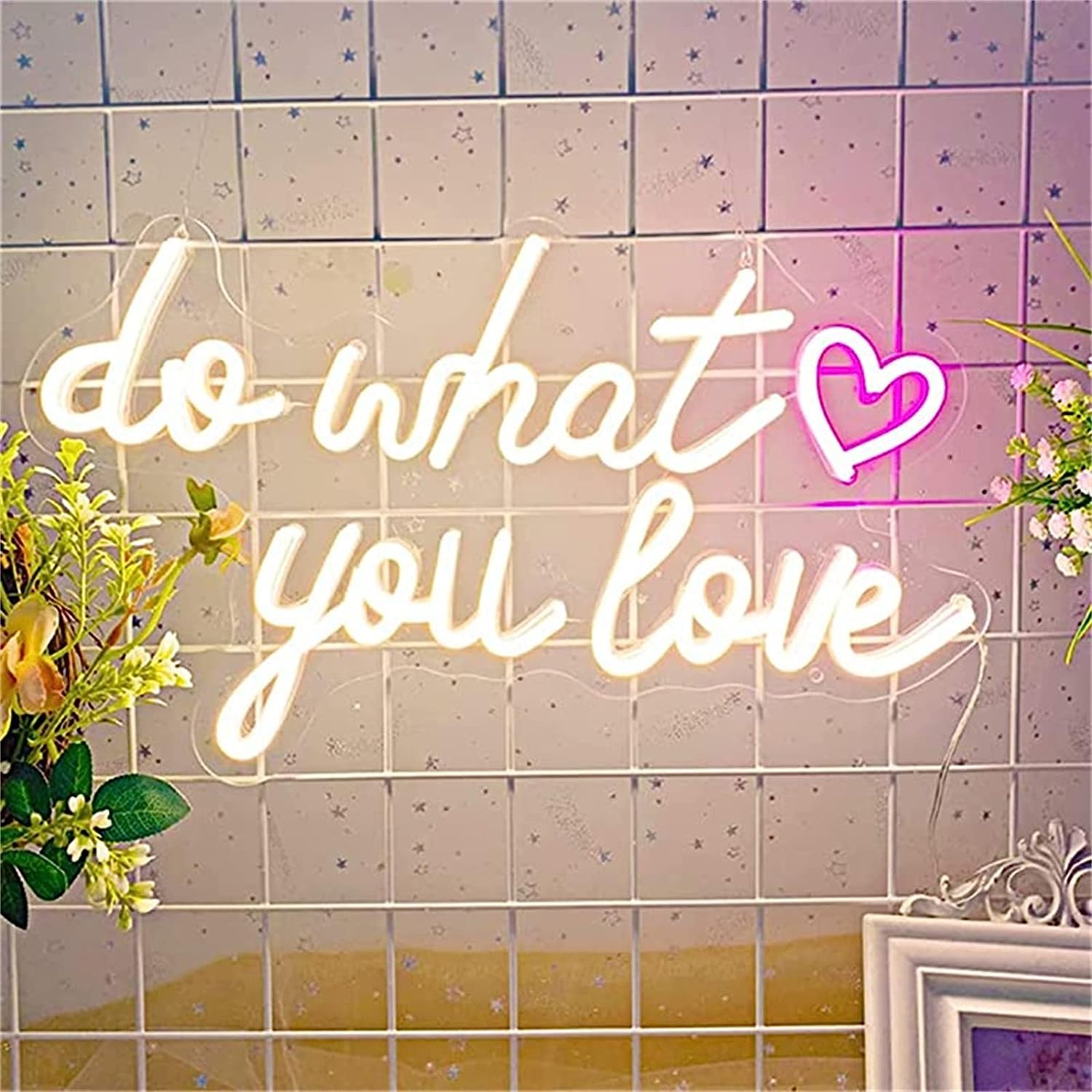 Amazon.co.jp: LNNW ネオンライト Do What You Love カスタマイズ可能